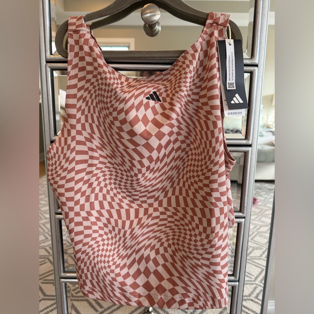ADIDAS PRINT CLASH YOGA TANK TOP - Picture 4 of 7
